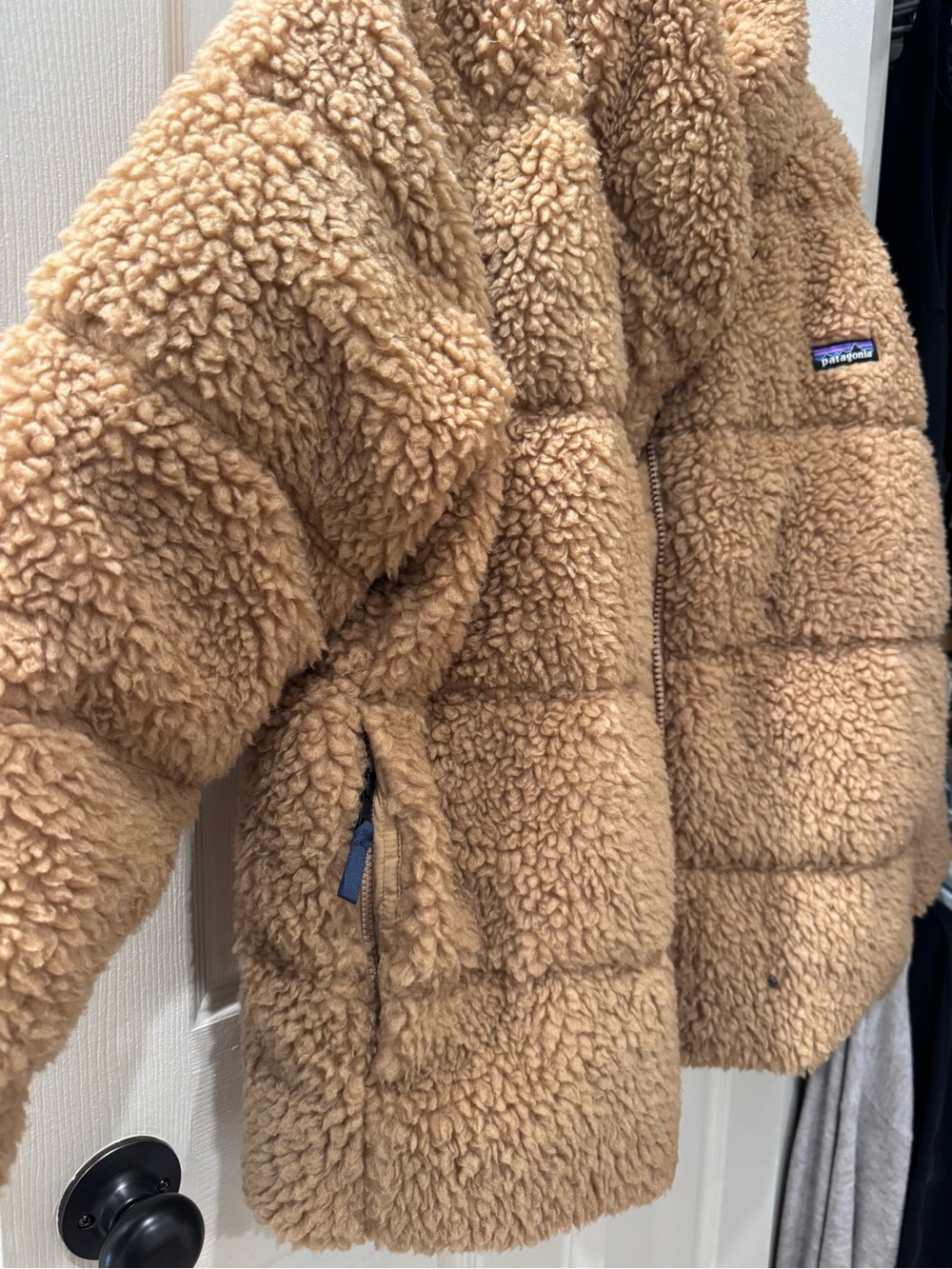 Patagonia Women's Teddy Fleece Jacket in Camel - Picture 2 of 4